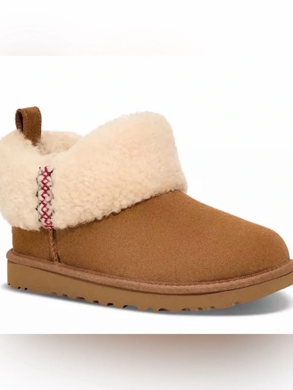 UGG Classic Ultra Mini Braid Slip-On Booties Sz 9 Slippers Warm Winter Outdoor